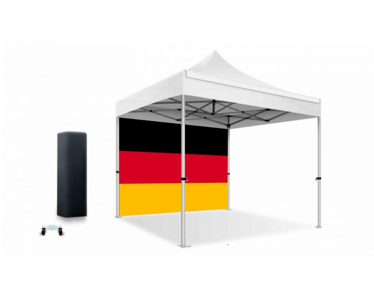 Bâche drapeau Allemagne 300g/m² polyester pvc pour tous les modèles