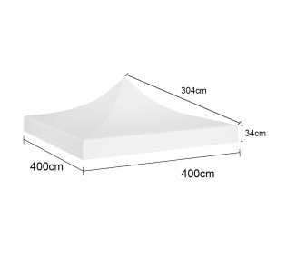 Toile de bâche 4x4m 380g/m² polyester PVC