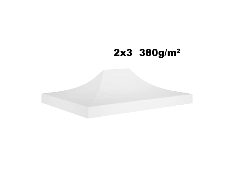 Toile de bâche 2x3m 380g/m² polyester PVC