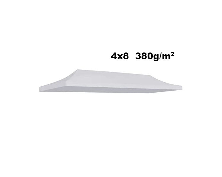 Toile de bâche 4x8m 380g/m² polyester PVC