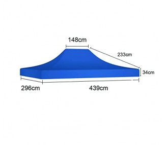Toile de bâche 3x4,5m 450g/m² polyester PVC