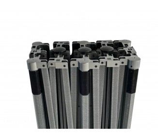 Tente Pliante 3x6M Fibre de Verre 55mm bâche 450g/m²