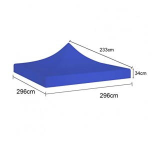 Toile de bâche 3x3m 450g/m² polyester PVC