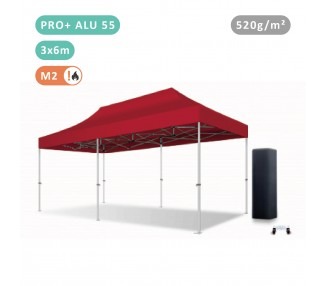 Tente Pliante 3x6M En Alu Pro+ 55mm bâche 520g/m²