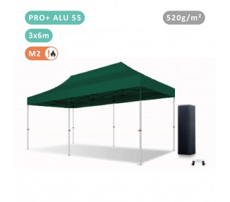Tente Pliante 3x6M En Alu Pro+ 55mm bâche 520g/m²