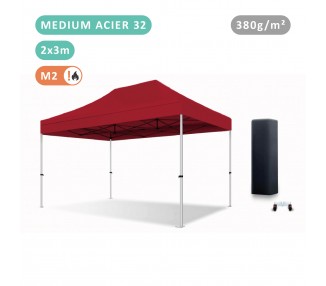 Tente Pliante 2x3M En Acier 32mm Medium bâche 380g