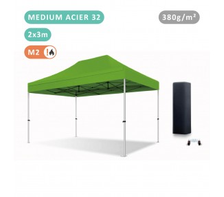 Tente Pliante 2x3M En Acier 32mm Medium bâche 380g