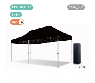 Tente Pliante 3x6M En Alu PRO 55mm bâche 450g/m²