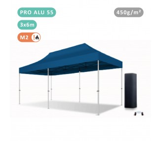 Tente Pliante 3x6M En Alu PRO 55mm bâche 450g/m²