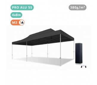 FOLDING TENT 4X8M IN ALU PRO 55MM WITH 380G TARPAULIN