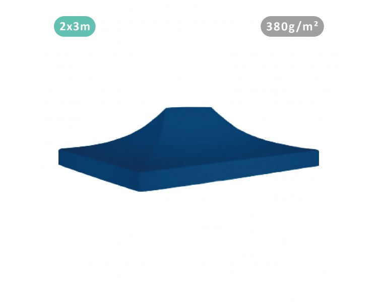 Toile de bâche 2x3m 380g/m² polyester PVC