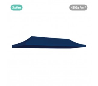 Toile de bâche 3x6m 450g/m² polyester PVC