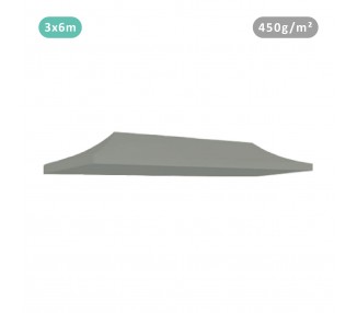 Toile de bâche 3x6m 450g/m² polyester PVC