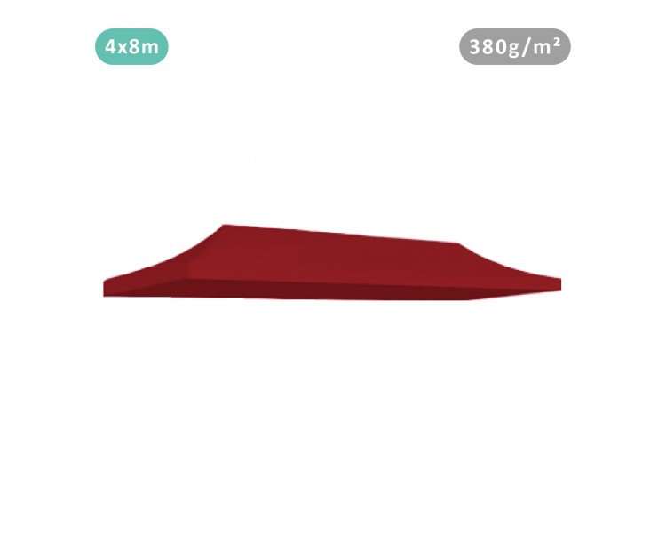 Toile de bâche 4x8m 380g/m² polyester PVC Toile de bâche 4x8m 380g/m² polyester PVC