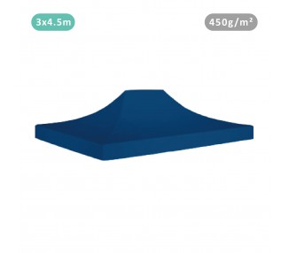 Toile de bâche 3x4,5m 450g/m² polyester PVC