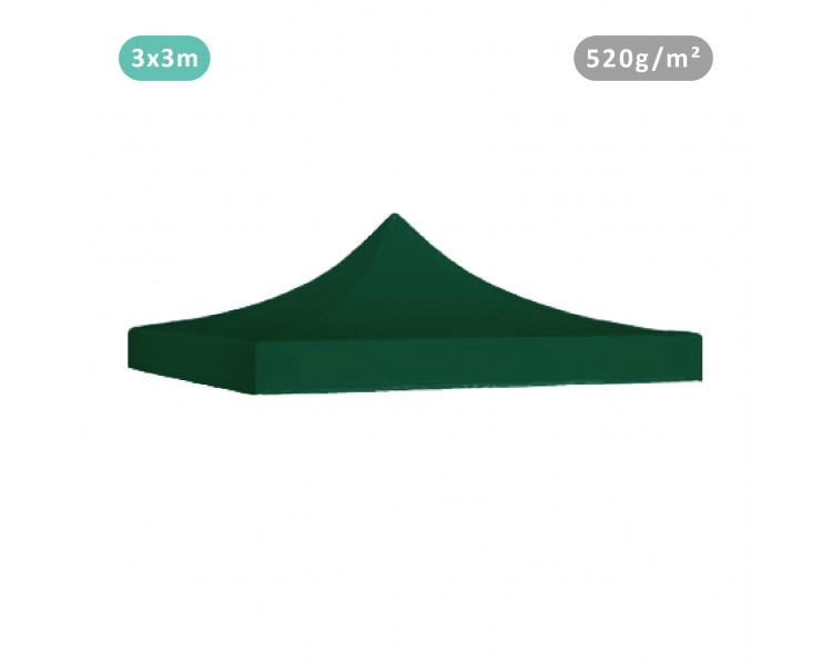 ROOF 3X3M 520G/M² POLYESTER PVC PRO