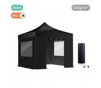 Lot d'entourages avec fenêtres rideaux 520gr/m²