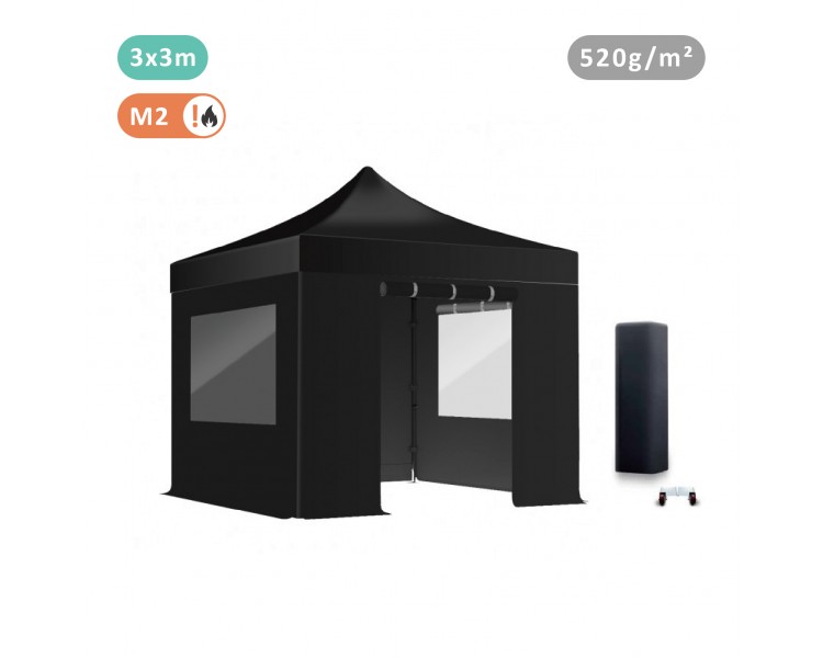 Lot d'entourages avec fenêtres rideaux 520gr/m²
