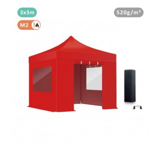 Lot d'entourages avec fenêtres rideaux 520gr/m²