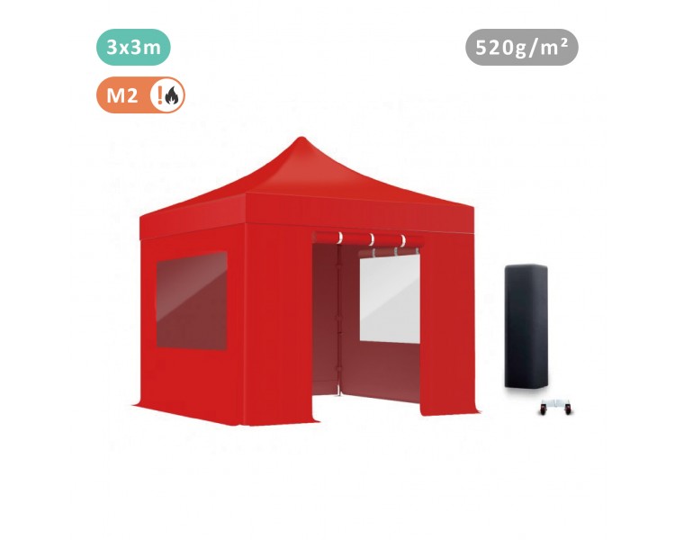 Lot d'entourages avec fenêtres rideaux 520gr/m²