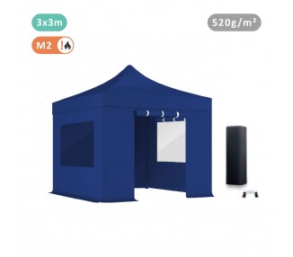 Lot d'entourages avec fenêtres rideaux 520gr/m²