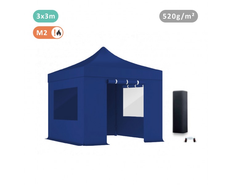 Lot d'entourages avec fenêtres rideaux 520gr/m²