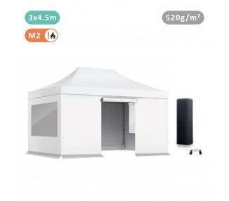 Lot d'entourages avec fenêtres rideaux 520gr/m²