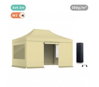 Lot d'entourages avec fenêtres rideaux 380g/m²
