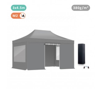 Lot d'entourages avec fenêtres rideaux 380g/m²