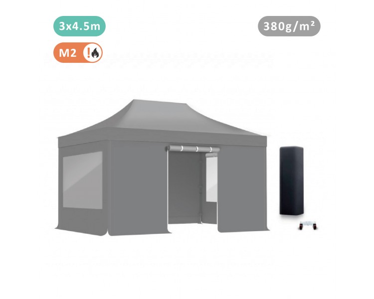 Lot d'entourages avec fenêtres rideaux 380g/m²