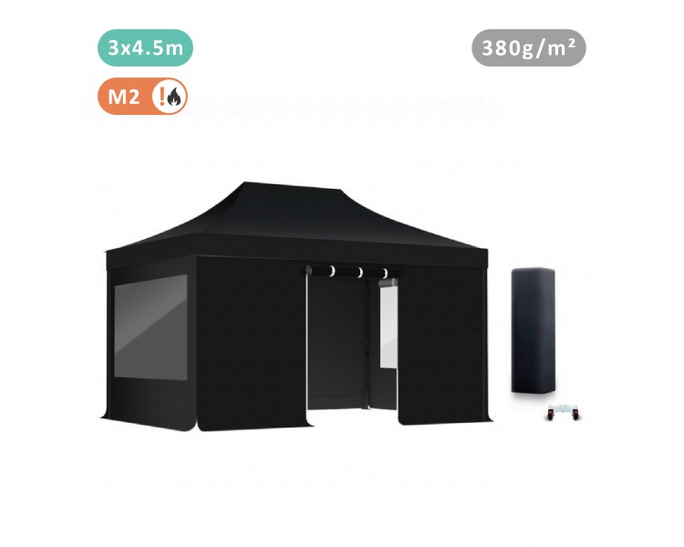 Lot d'entourages avec fenêtres rideaux 380g/m²