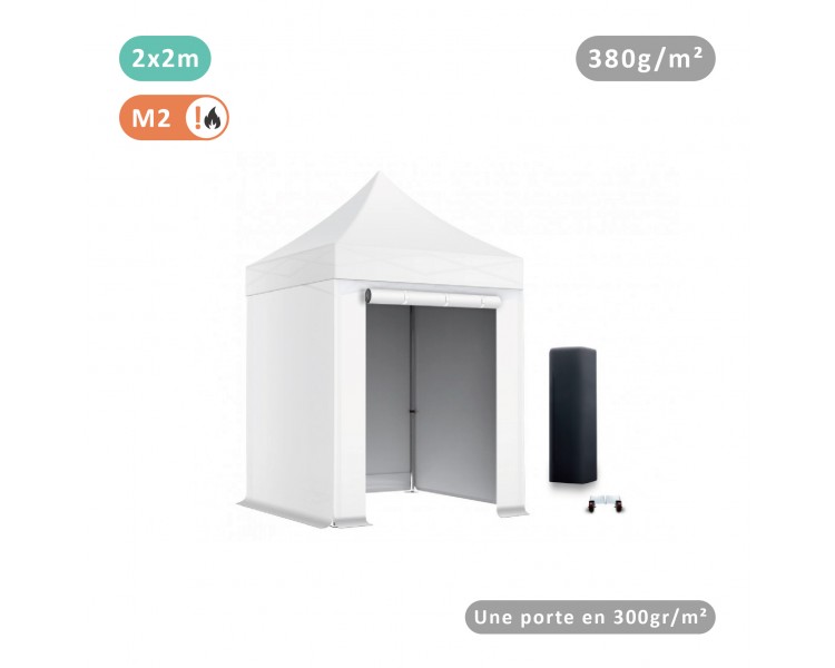 Lot de 4 bâches Murs 380gr/m² (3 pleines + 1 porte)