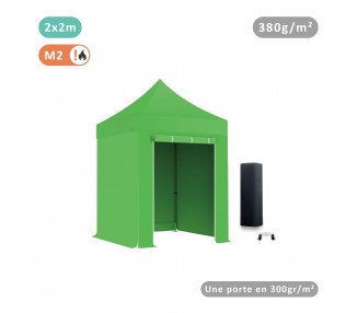 Lot de 4 bâches Murs 380gr/m² (3 pleines + 1 porte)