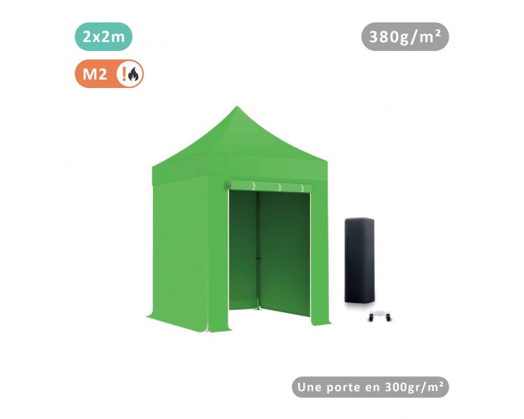 Lot de 4 bâches Murs 380gr/m² (3 pleines + 1 porte)