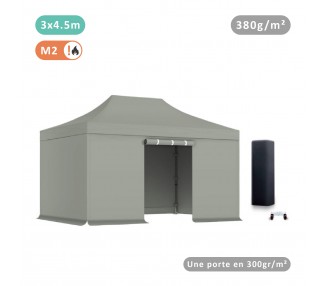 Batch of 4 Murs tarpaulins 380gr/m² (3 full + 1 door)
