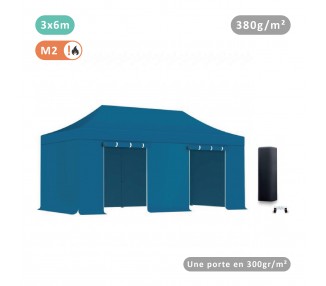 Batch of 4 Murs tarpaulins 380gr/m² (3 full + 1 door)
