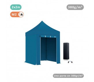 Lot de 4 bâches Murs 380gr/m² (3 pleines + 1 porte)