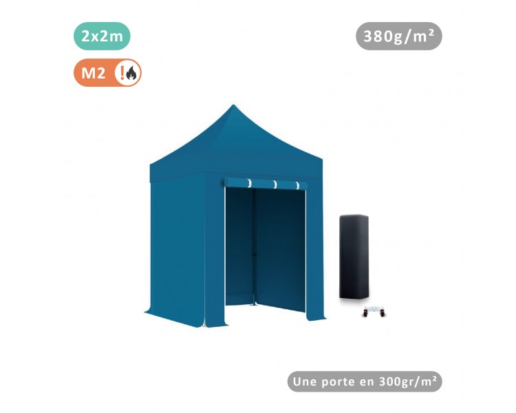 Lot de 4 bâches Murs 380gr/m² (3 pleines + 1 porte)
