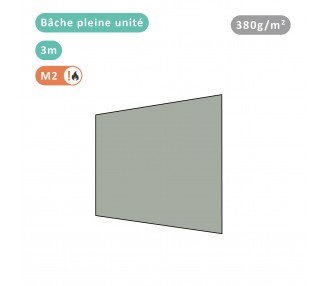 Unit wall tarpaulin 380g/m² PVC polyester for all models