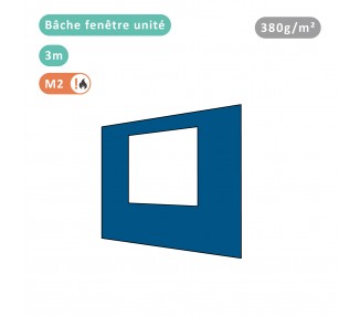 Bâche fenêtre unité 380g/m² polyester PVC pour tous modèles