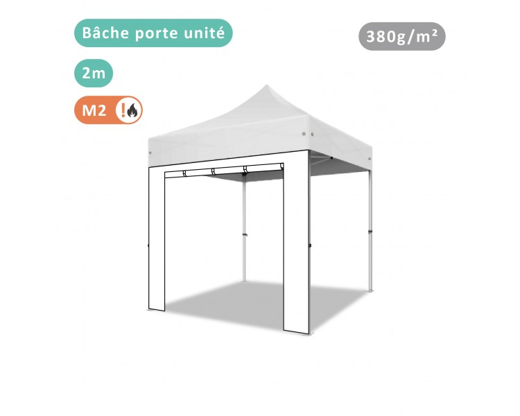 BÂCHE PORTE UNITÉ 380G/M² POLYESTER PVC POUR TOUS MODÈLES BÂCHE PORTE UNITÉ 380G/M² POLYESTER PVC POUR TOUS MODÈLES