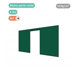 Bâche porte unité 520g/m² polyester PVC pour tous modèles