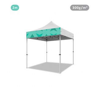 Removable printed banner, advertising banner for roof 300g/m²