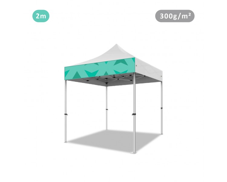 Removable printed banner, advertising banner for roof 300g/m²
