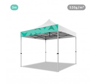 REMOVABLE PRINTED BANNER, ADVERTISING BANNER FOR ROOF 520G/M²