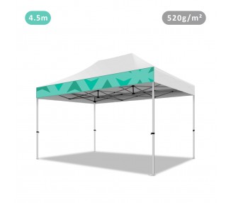 Bandeau amovible imprimé, banderole publicitaire 520g/m² pour toit PVC