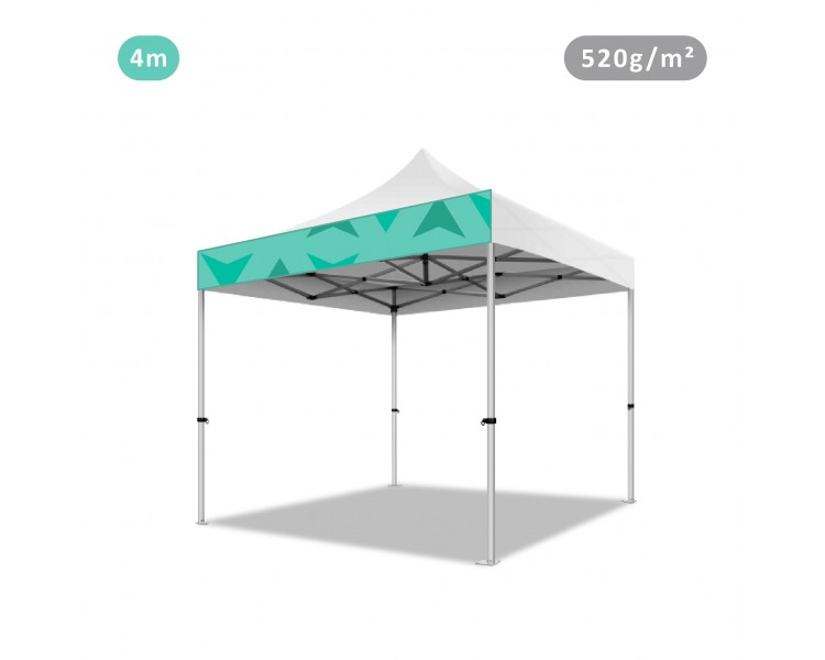 REMOVABLE PRINTED BANNER, ADVERTISING BANNER FOR ROOF 520G/M²