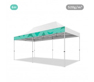 Bandeau amovible imprimé, banderole publicitaire 520g/m² pour toit PVC