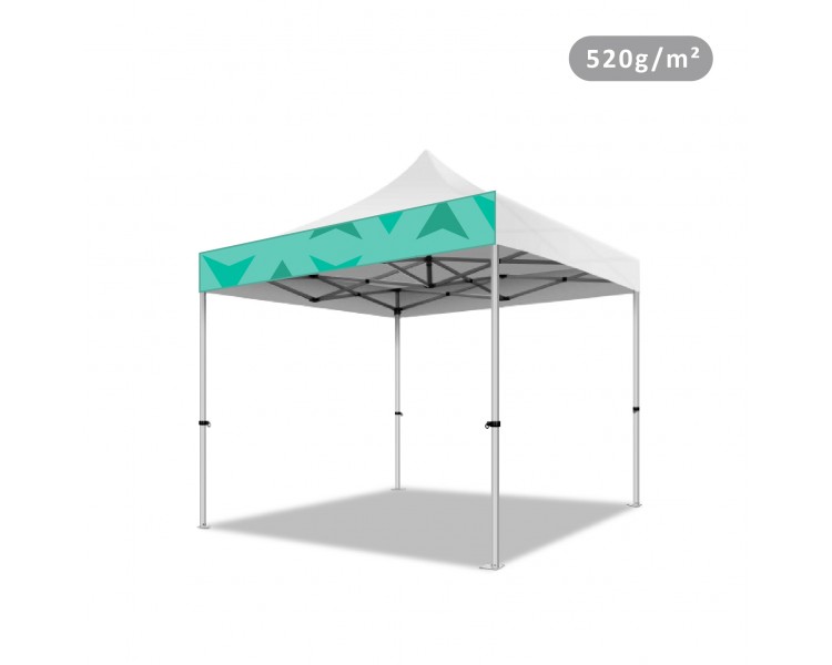 Bandeau amovible imprimé, banderole publicitaire 520g/m² pour toit PVC