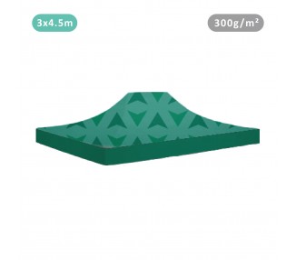 Tente avec Toit 100% imprimé toit 300g/m² 4 faces + 4 bandeaux